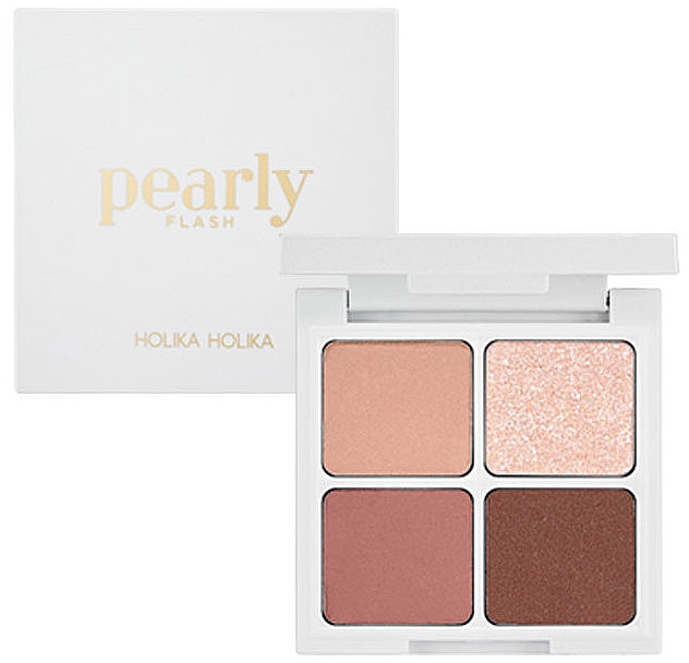 Палетка теней для век - Holika Holika Pearly Flash Piece Matching Shadow Palette — фото N1