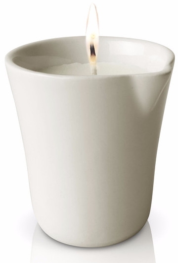 Свеча для SPA-массажа "Белая керамика" Бамбук - Organique Spa Massage Candle Bamboo (без ручки) — фото N2