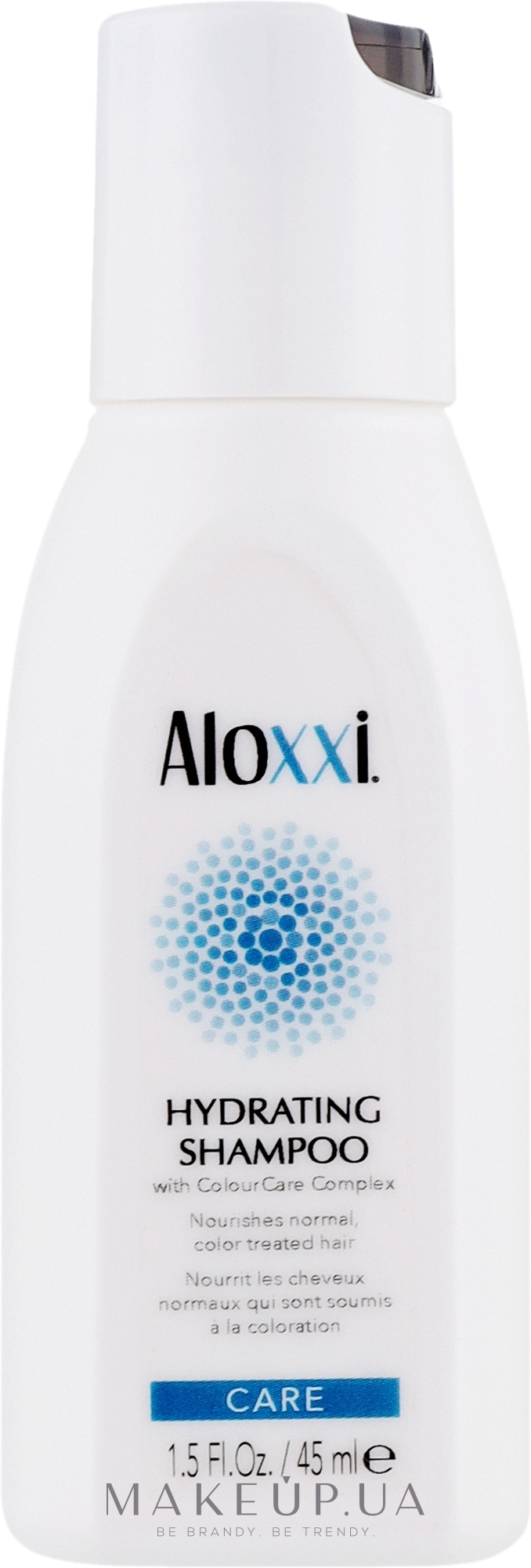 Увлажняющий шампунь для волос - Aloxxi Hydrating Shampoo (мини) — фото 45ml