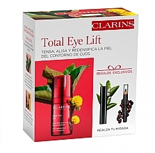 Парфумерія, косметика Набір - Clarins Total Eye Lift (eye/conc/15ml + lash/masc/3ml + crayon/0.5g)