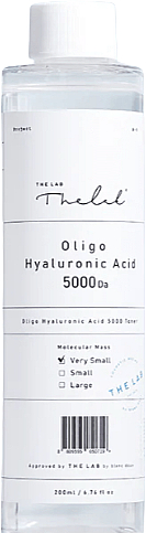 Увлажняющий, восстанавливающий тонер для лица - The Lab Oligo Hyaluronic Acid 5000 Toner — фото N2