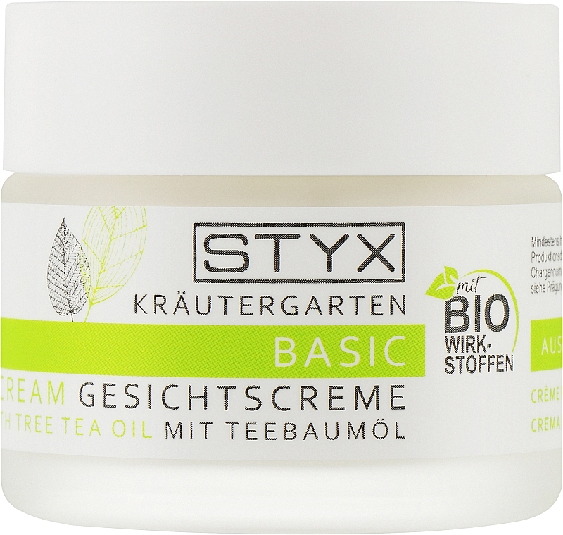 Крем для комбинированной и жирной кожи лица - STYX Basic Face Cream with Tea Tree Oil
