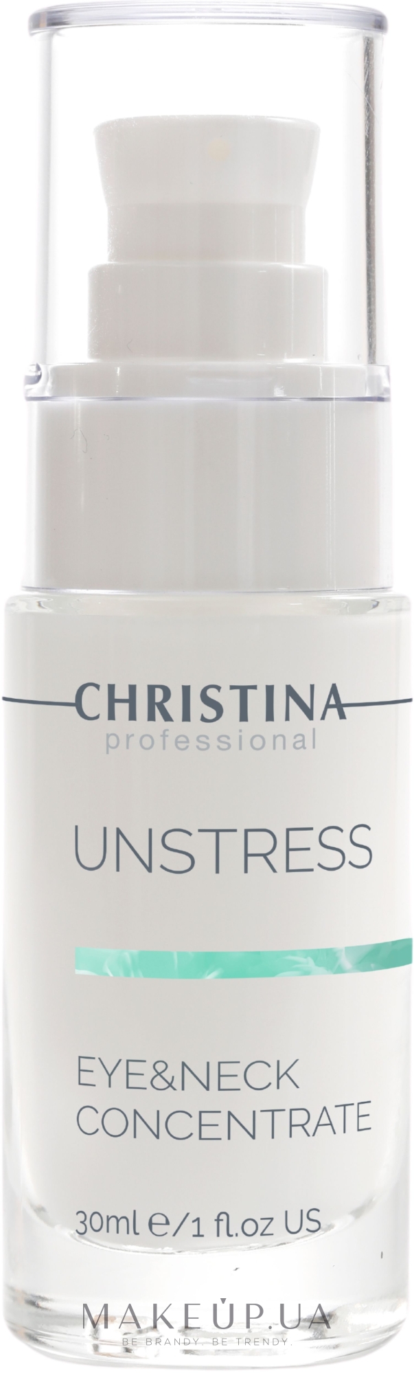 Концентрат для шкіри навколо очей і шиї - Christina Unstress Eye And Neck Concetrate — фото 30ml