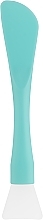 Духи, Парфюмерия, косметика Шпатель CS-156T косметический силиконовый с лопаткой для масок, бирюзовий - Cosmo Shop