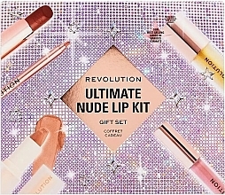 Парфумерія, косметика Набір, 6 продуктів - Makeup Revolution Ultimate Nude Lip Kit