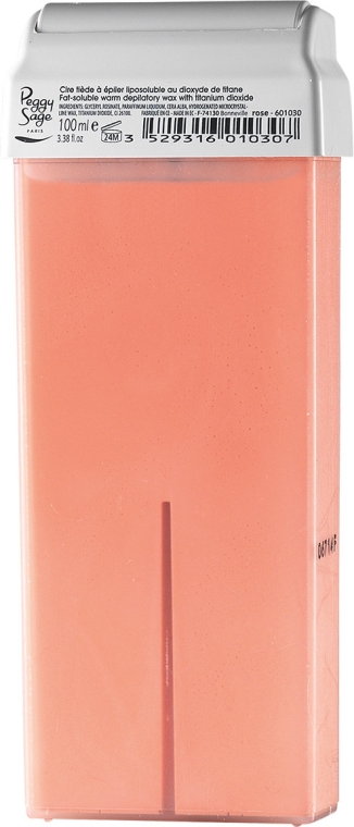 Картридж з воском для теплої депіляції - Peggy Sage Cartridge Of Fat-Soluble Warm Depilatory Wax Rose — фото N1