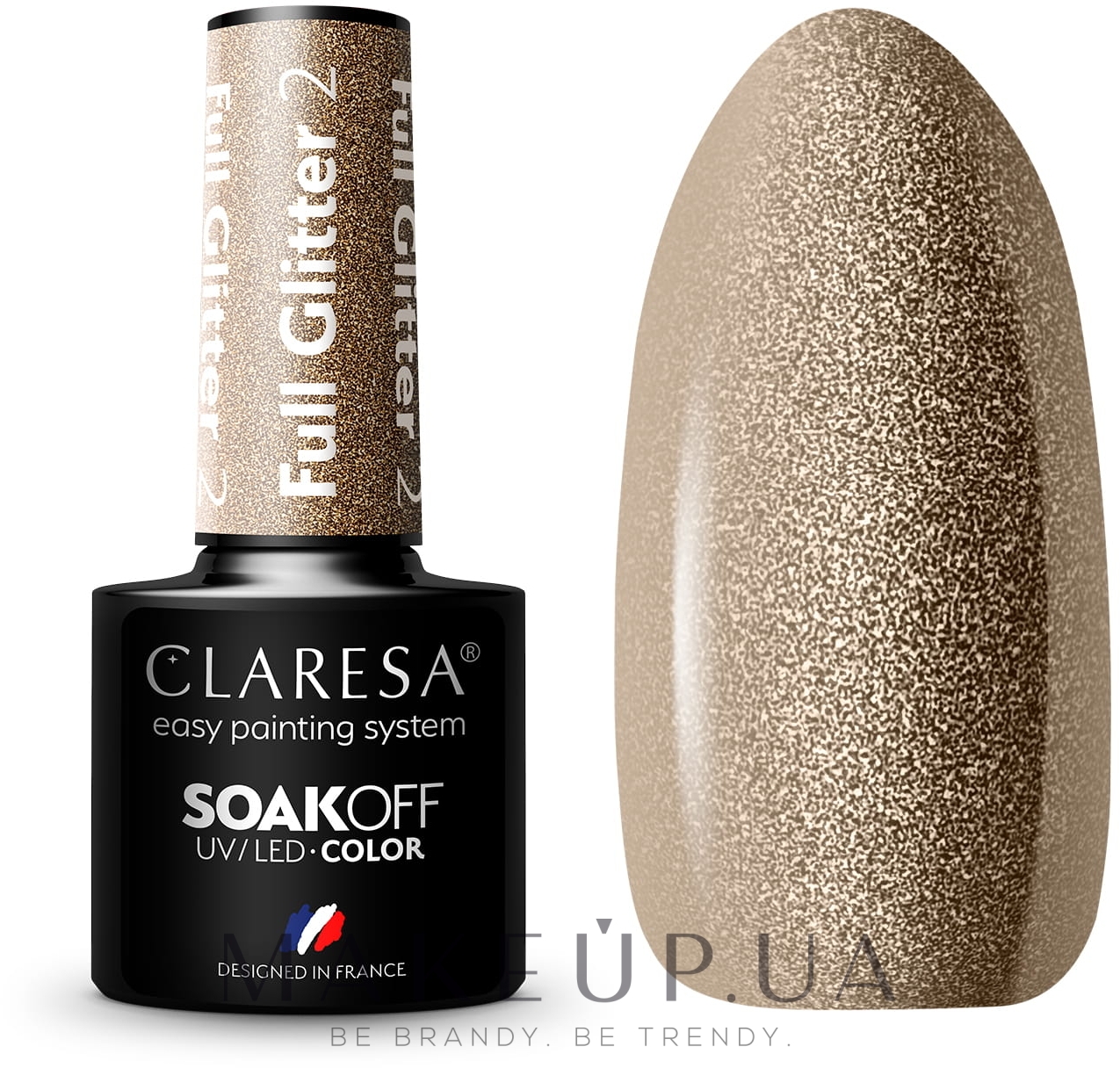 Гель-лак для нігтів - Claresa Full Glitter SoakOff UV/LED Color — фото 2