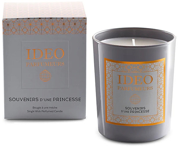 Ароматическая свеча - Ideo Parfumeurs Souvenirs D'Une Princesse Perfumed Candle — фото N2