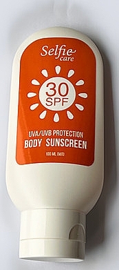 Солнцезащитный крем для тела SPF30 с чередой - Selfie Care Sunscreen Protection Sunscreen Cream SPF30 — фото N1