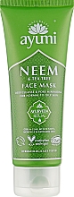 Парфумерія, косметика Маска для обличчя - Ayumi Neem & Tea Tree Face Mask