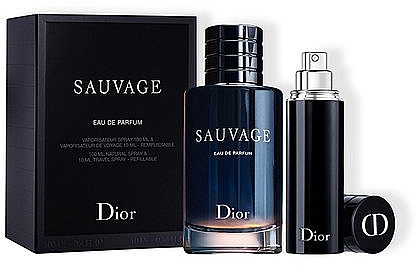 Dior Sauvage Gift Set - Набор (edp/100 ml + edp/mini 10 ml) — фото N1