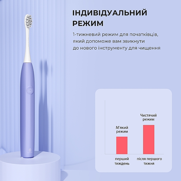 Електрична зубна щітка Oclean Endurance Purple - Oclean Endurance Color Edition Purple — фото N6