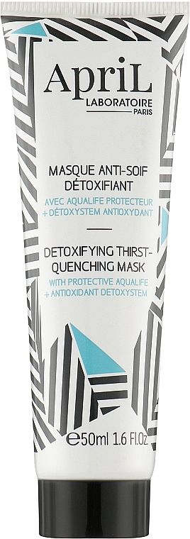Детоксифицирующая и увлажняющая маска для лица - April Detoxifying Thirst-Quenching Mask — фото N1