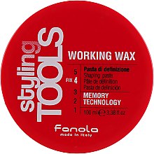 Структурирующая паста для волос - Fanola Styling Tools Working Wax — фото N1