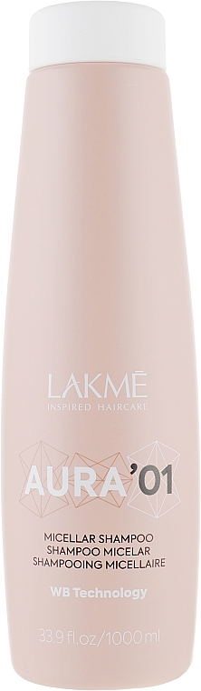 Мицеллярный шампунь для волос - Lakme Aura '01 Micellar Shampoo — фото N1