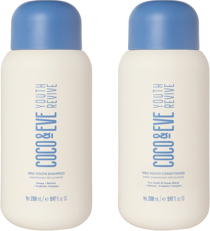 Набір - Coco & Eve Youth Revive Pro Youth Duo Kit (shm/280ml + cond/280ml) — фото N2