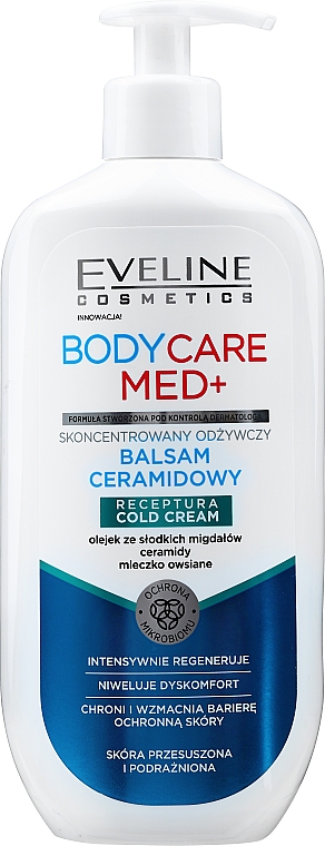 Лосьйон для тіла - Eveline Cosmetics Body CareMed+ Balm Ceramide — фото N2