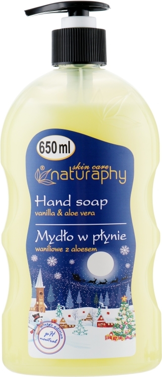 Жидкое мыло "Ваниль и алоэ вера" - Naturaphy Hand Soap