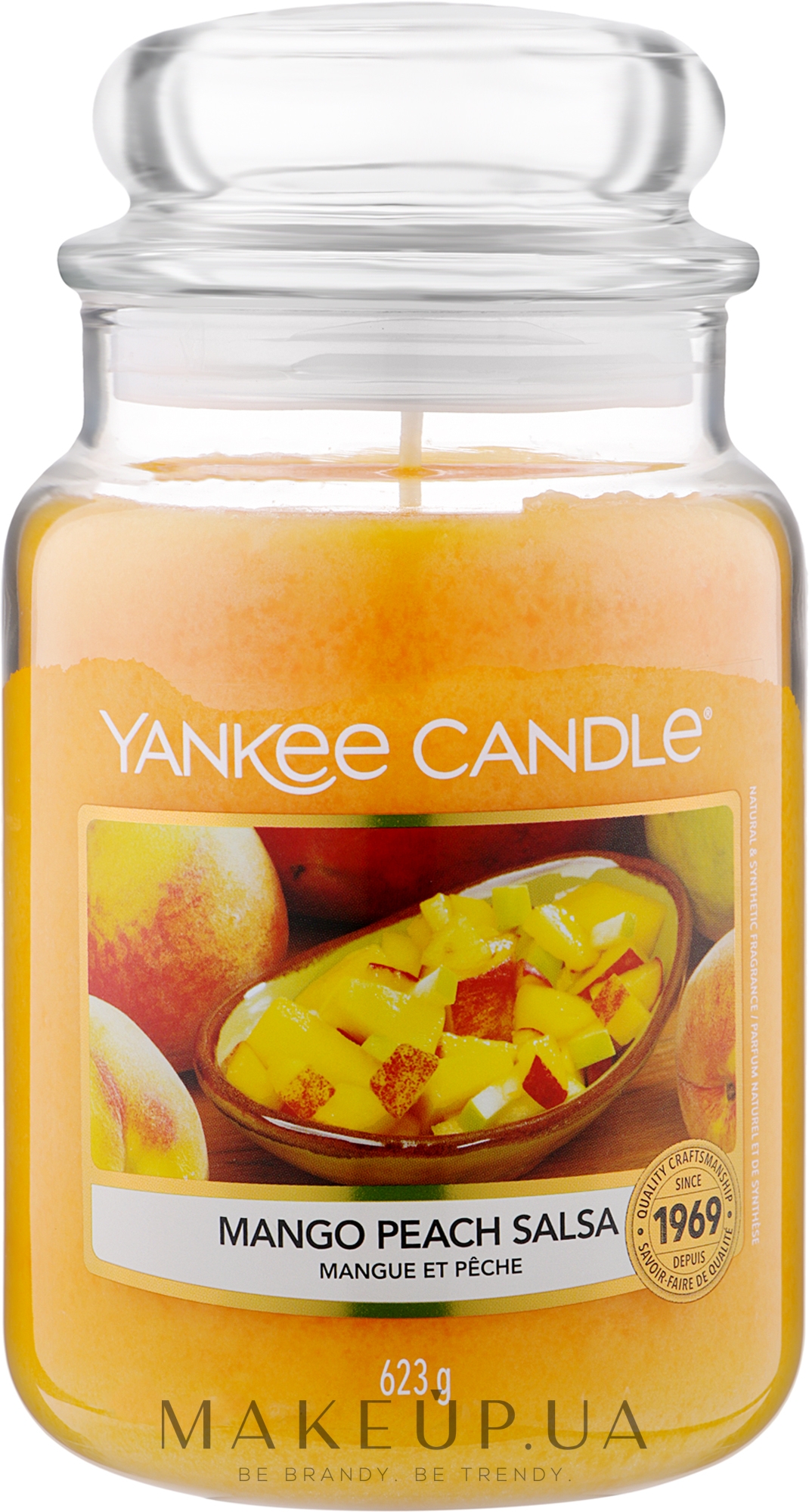 Ароматична свічка "Манго-персикова сальса" - Yankee Candle Mango Peach Salsa — фото 623g