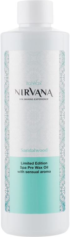 Набір "Сандалове дерево" - ItalWax Nirvana (wax/1000g + oil/250ml + candle/50ml) — фото N5