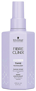 Разглаживающий спрей-кондиционер для волос - Schwarzkopf Professional Fibre Clinix Tame Spray — фото N1