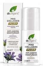 Антивозрастной крем для лица с бакучиолом - Dr. Organic Pro Collagen Plus+ Anti Aging Moisturiser With Bakuchiol — фото N1
