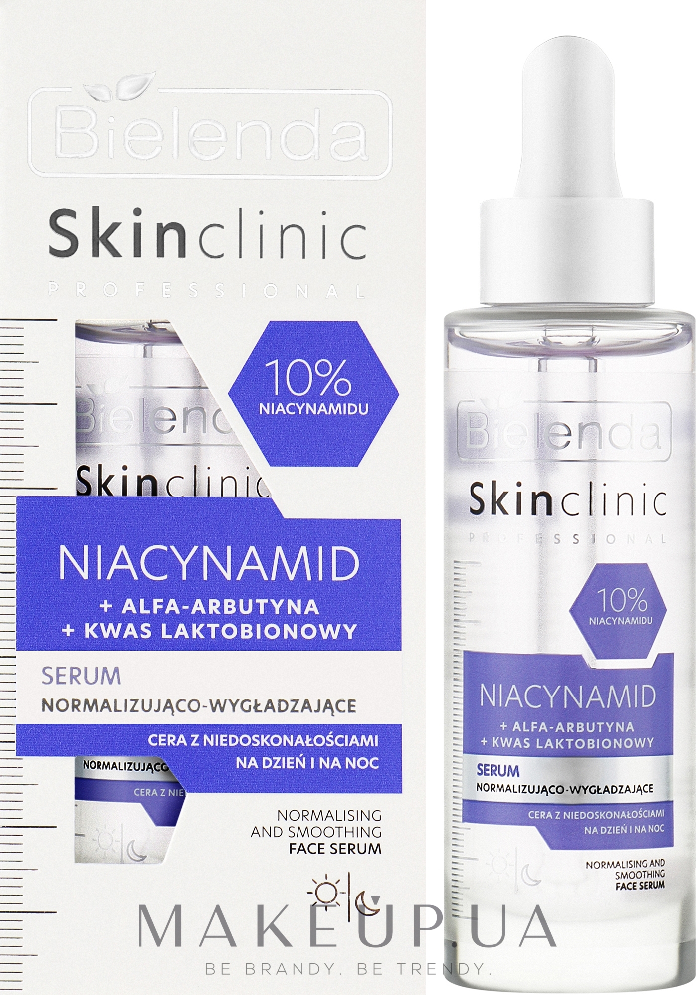 Нормалізувальна та розгладжувальна сироватка - Bielenda Skin Clinic Professional Niacynamid — фото 30ml
