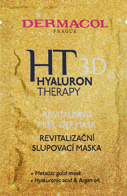 Відновлювальна маска-пілінг для обличчя - Dermacol Hyaluron Therapy 3D Revitalising Peel-off Mask — фото N1