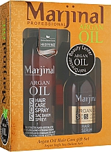 Духи, Парфюмерия, косметика Набор для восстановления волос - Marjinal Argan Hair Treatment (argan/ser/150ml + argan/spray/250ml)