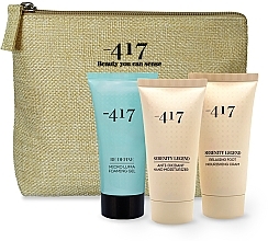 Духи, Парфюмерия, косметика Набор - -417 Cleanser, Hand & Foot Set (gel/50ml + h/cr/50ml + f/cr/50ml + bag)