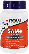 Капсулы "S-аденозилметионин", 400 мг - Now Foods SAMe, 400mg — фото N1