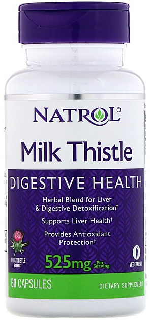 Розторопша 525 mg - Natrol Milk Thistle — фото N1