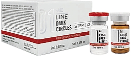 Духи, Парфюмерия, косметика Профессиональный двухфазный пилинг для терапии гиперпигментации зоны вокруг глаз - Me Line 01 Dark Circles (peeling/2х5ml)
