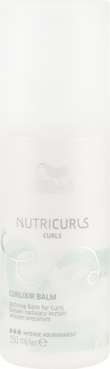 Бальзам для вьющихся волос - Wella Professionals Nutricurls Curlixir Balm — фото N1