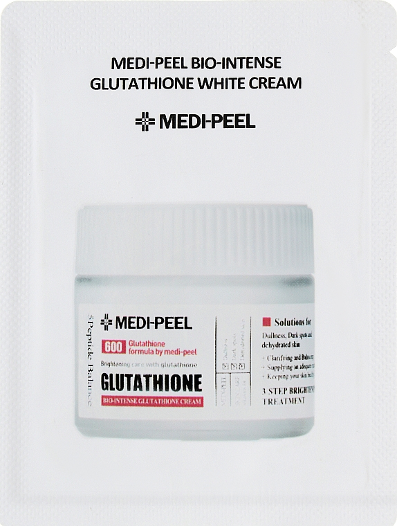 Осветляющий крем с глутатионом - Medi Peel Bio Intense Glutathione White Cream (пробник)