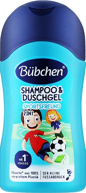 Шампунь для волосся і тіла "Юний спортсмен" - Bubchen Kids Shampoo and Shower