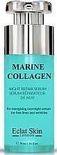 Нічна відновлювальна сироватка з морським колагеном - Eclat Skin London Marine Collagen Night Repair Serum — фото N1