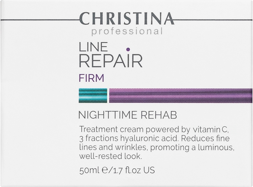 Крем для обличчя "Нічна реабілітація" - Christina Line Repair Firm Nighttime Rehab — фото N2