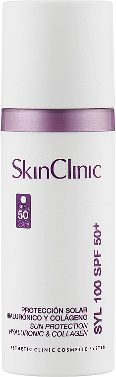 Солнцезащитный крем для тела с коллагеном з SPF50+ - SkinClinic Syl 100 50+ Cream — фото N2