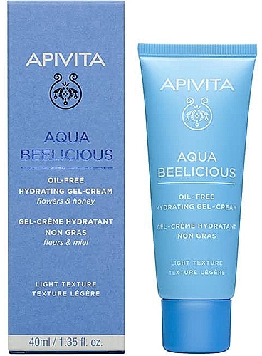 Легкий увлажняющий крем-гель - Apivita Aqua Beelicious Light Gel-Cream — фото N1