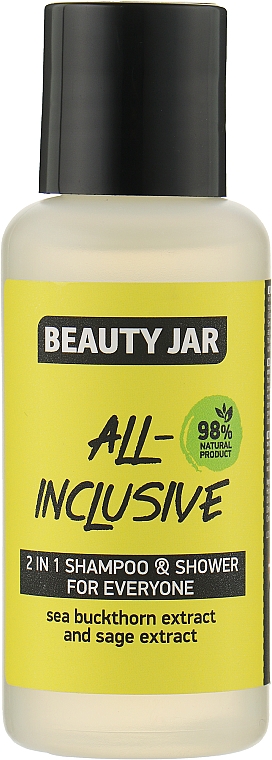 Шампунь-гель для душа 2 в 1 - Beauty Jar 2 in 1 Shampoo & Shower For Everyone All-Inclusive