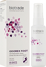 Антиперспірант-спрей для ніг з посиленою тривалою дією - Biotrade Odorex Foot Antiperspirant Spray — фото N2