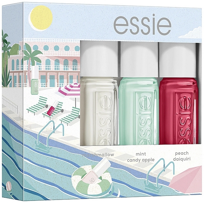 Набор - Essie Classic Mini Trio Kit 3 Have A Coctail (n/lacquer/3x5ml) — фото N2