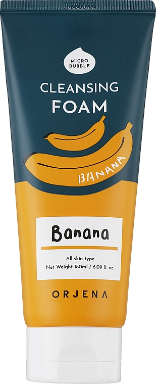 Пенка очищающая с экстрактом банана - Orjena Cleansing Foam Banana — фото N1