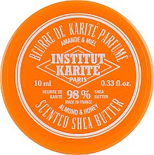 Парфумерія, косметика Масло з ароматом мигдалю та меду - Institut Karite Scented Shea Butter Almond And Honey