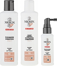 Набор - Nioxin Hair System 3 Kit (shm/150ml + cond/150ml + mask/50ml) — фото N2