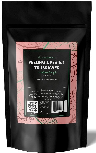 Пілінг для обличчя грубозернистий із насіння полуниці - E-naturalne Peeling — фото N1