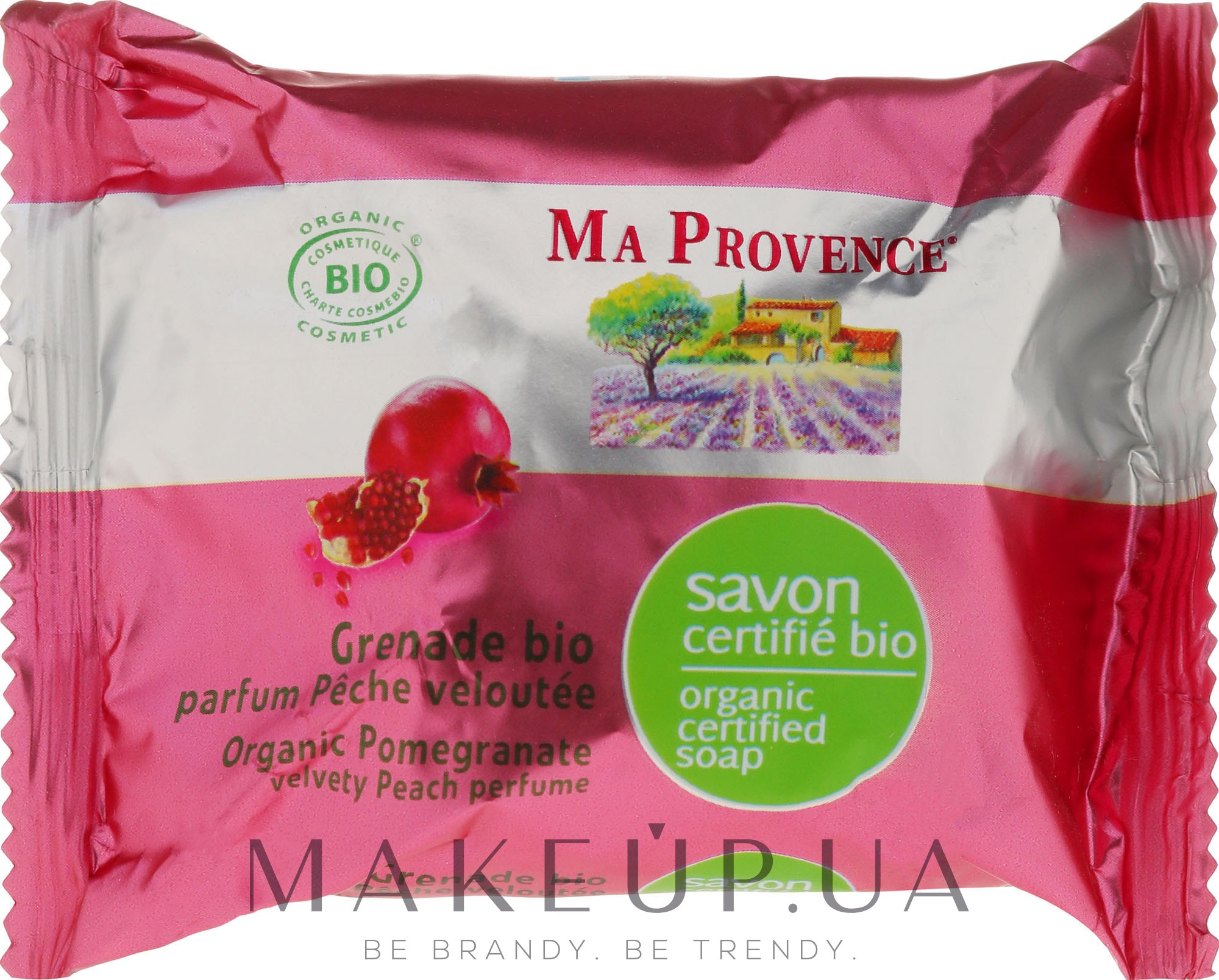 Біоорганічне мило з ароматом граната - Ma Provence Organic Soap — фото 75g