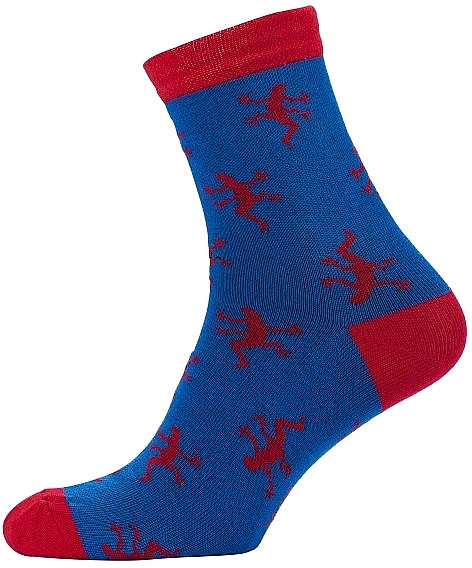 Шкарпетки чоловічі "Ящірки" RT1311-063, сині - Modna Zona — фото N1