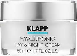 Крем "Гіалуронік" для денного та нічного застосування - Klapp Hyaluronic Day & Night Cream — фото N1